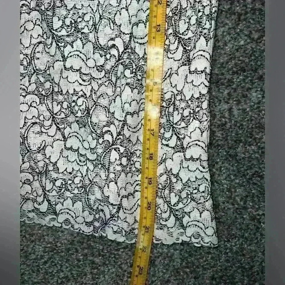 zara  crochet top Sz S Preppy Romantic Boho Split Neck Sleeveless - Picture 2 of 6